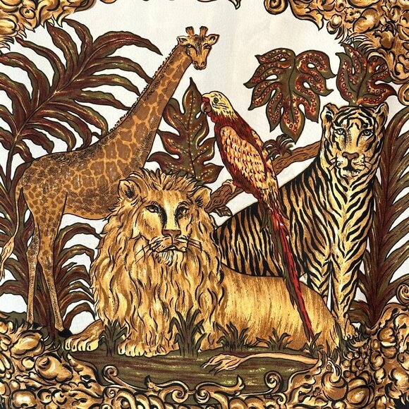 Spenser Jeremy Petites Animal Print Blouse - Picture 1 of 14